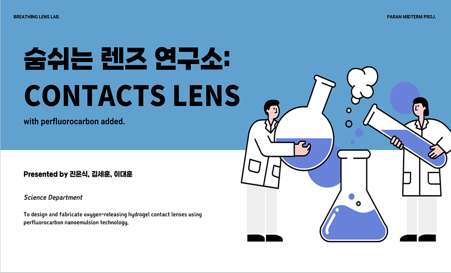 숨쉬는렌즈연구소 :  contact lens with PFC