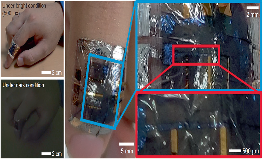 박성준 교수팀, 피부 부착해 생체 신호·주변 정보 센싱 가능한 초박막·초유연 광센서 개발